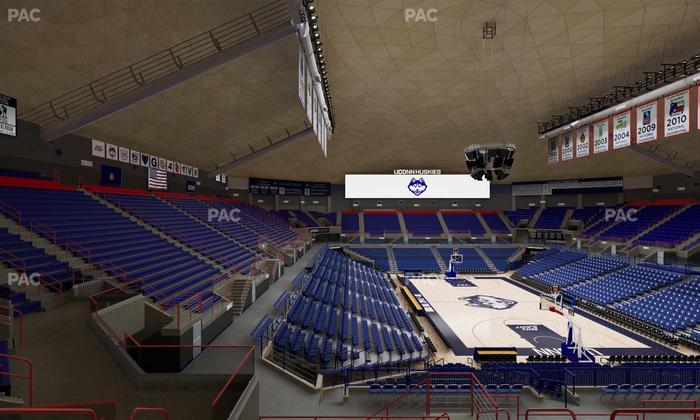 Gampel Pavilion - Section 217 Seat View