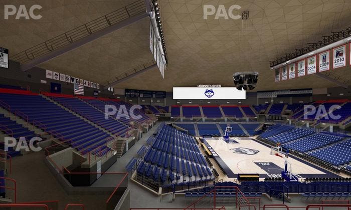 Gampel Pavilion - Section 217 Seat View