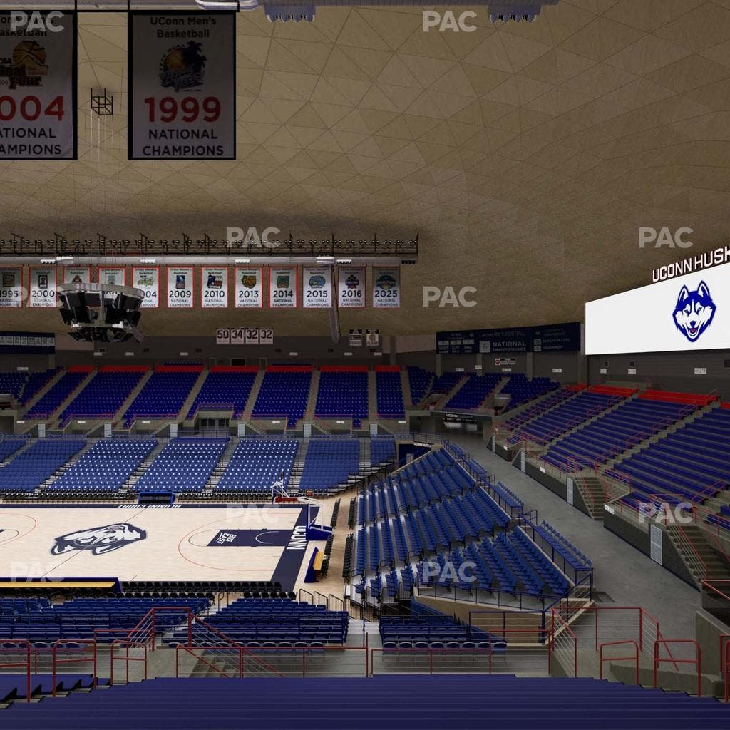 Gampel Pavilion - Section 218 Seat View