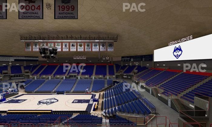 Gampel Pavilion - Section 218 Seat View