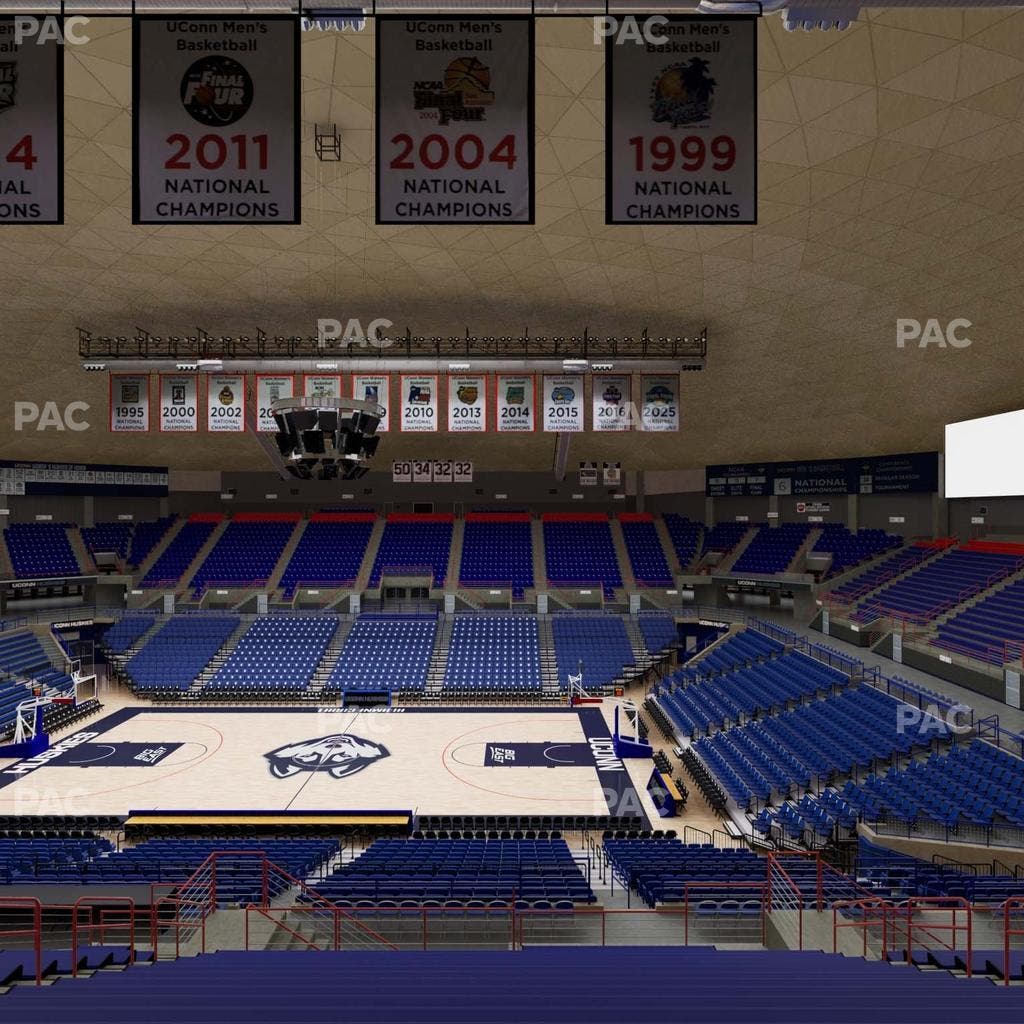 Gampel Pavilion - Section 220 Seat View