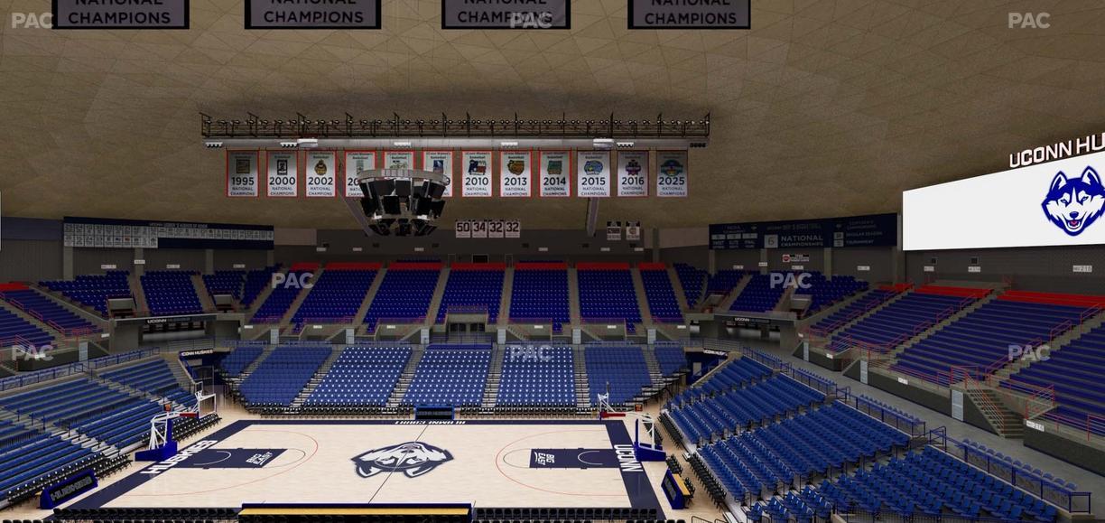 Gampel Pavilion - Section 220 Seat View