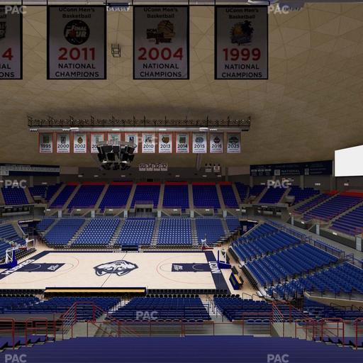 Gampel Pavilion - Section 220 Seat View