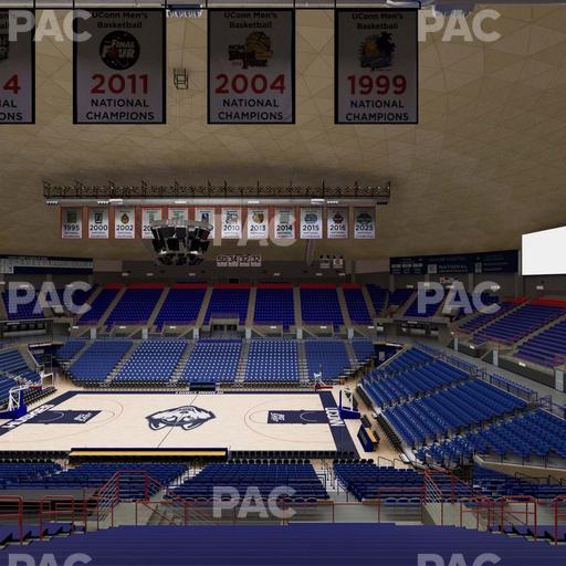 Gampel Pavilion - Section 220 Seat View