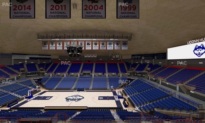 Gampel Pavilion - Section 220 Seat View