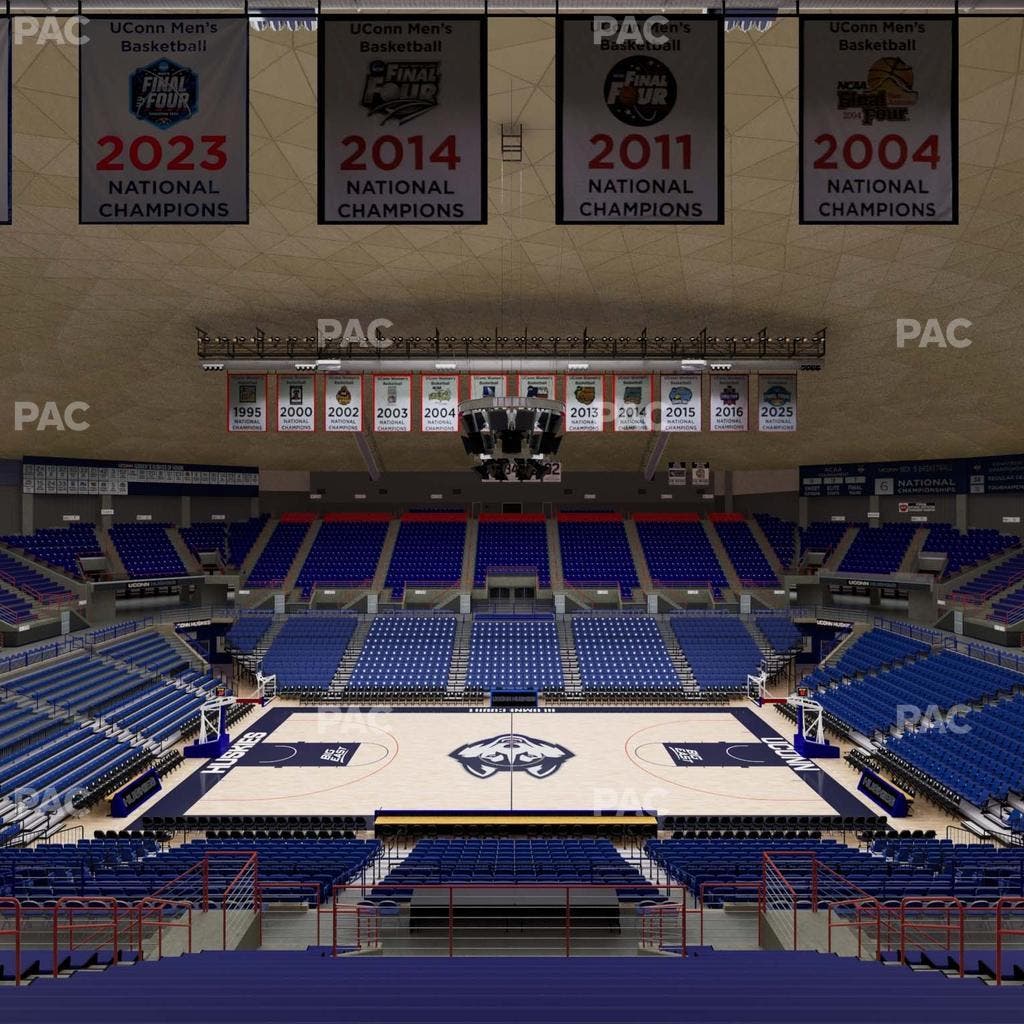Gampel Pavilion - Section 221 Seat View
