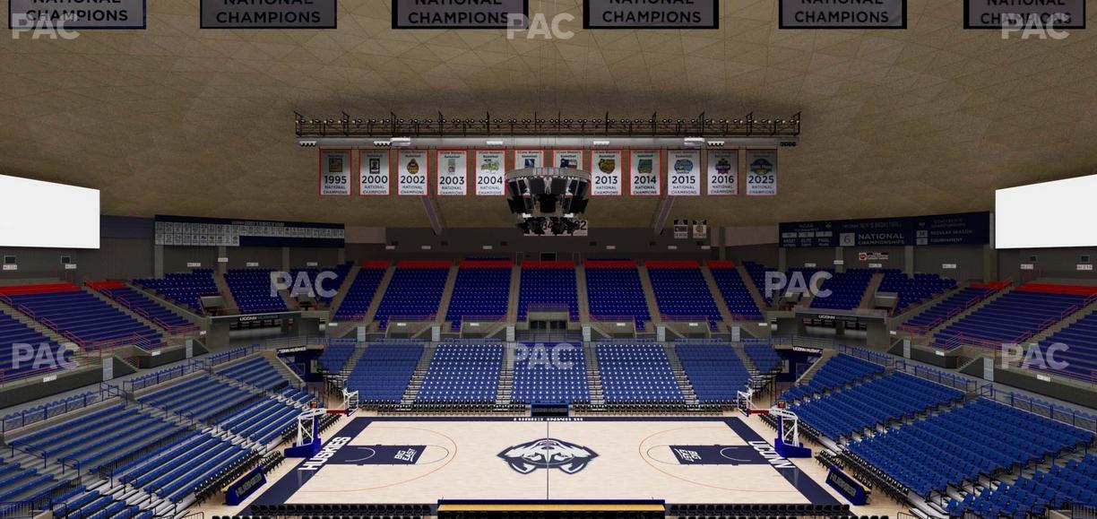 Gampel Pavilion - Section 221 Seat View