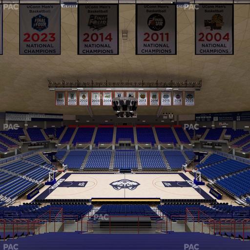 Gampel Pavilion - Section 221 Seat View