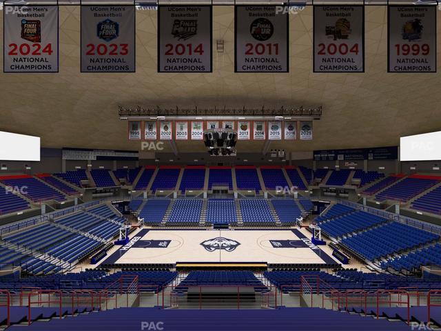 Gampel Pavilion - Section 221 Seat View