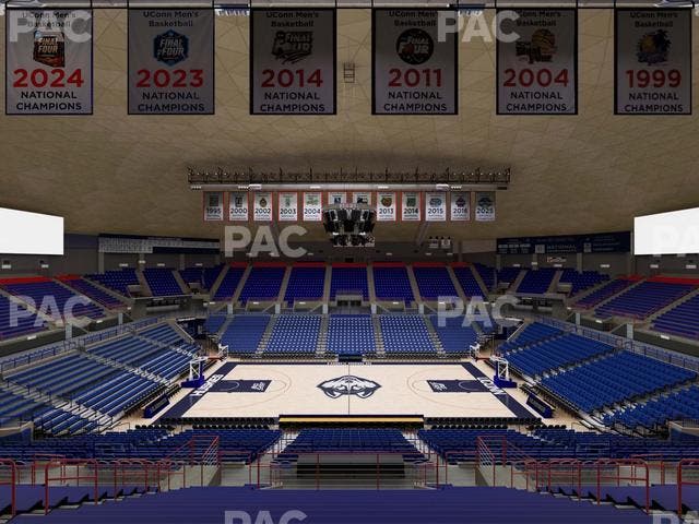 Gampel Pavilion - Section 221 Seat View