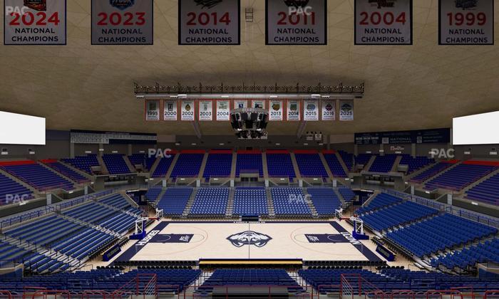 Gampel Pavilion - Section 221 Seat View