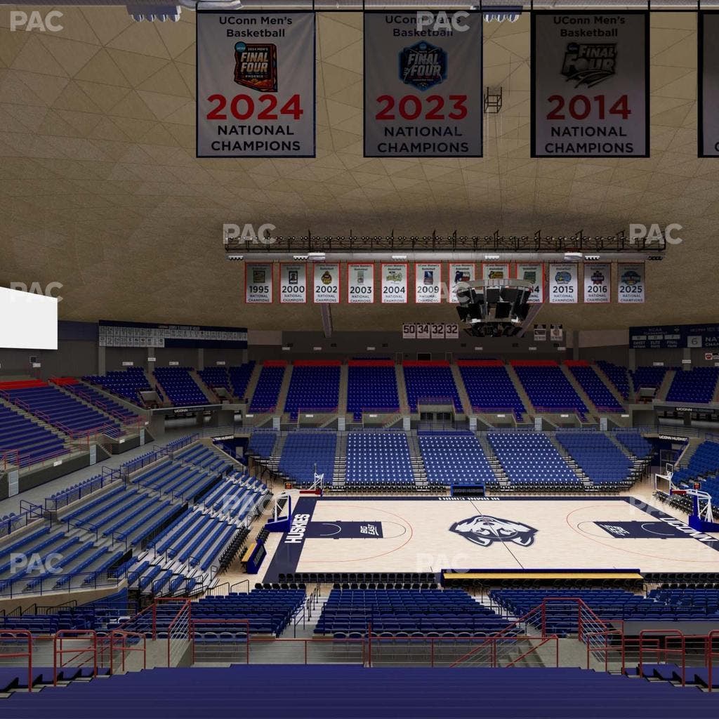 Gampel Pavilion - Section 222 Seat View