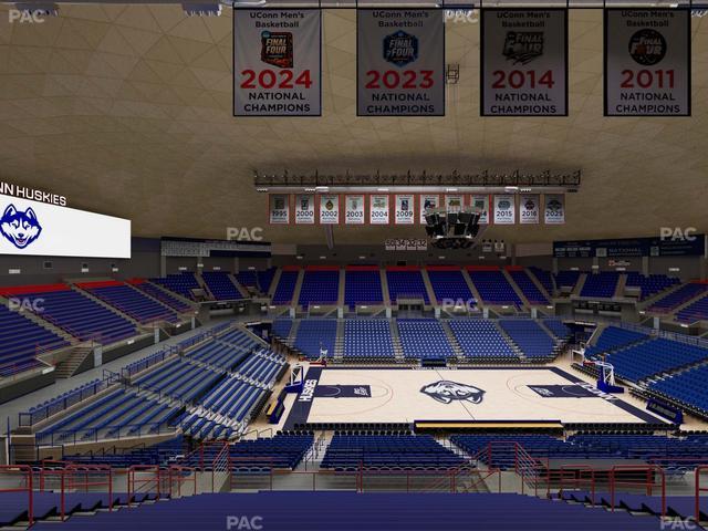 Gampel Pavilion - Section 222 Seat View