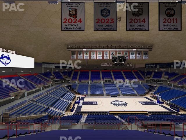 Gampel Pavilion - Section 222 Seat View
