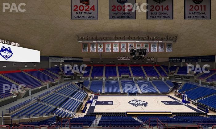 Gampel Pavilion - Section 222 Seat View