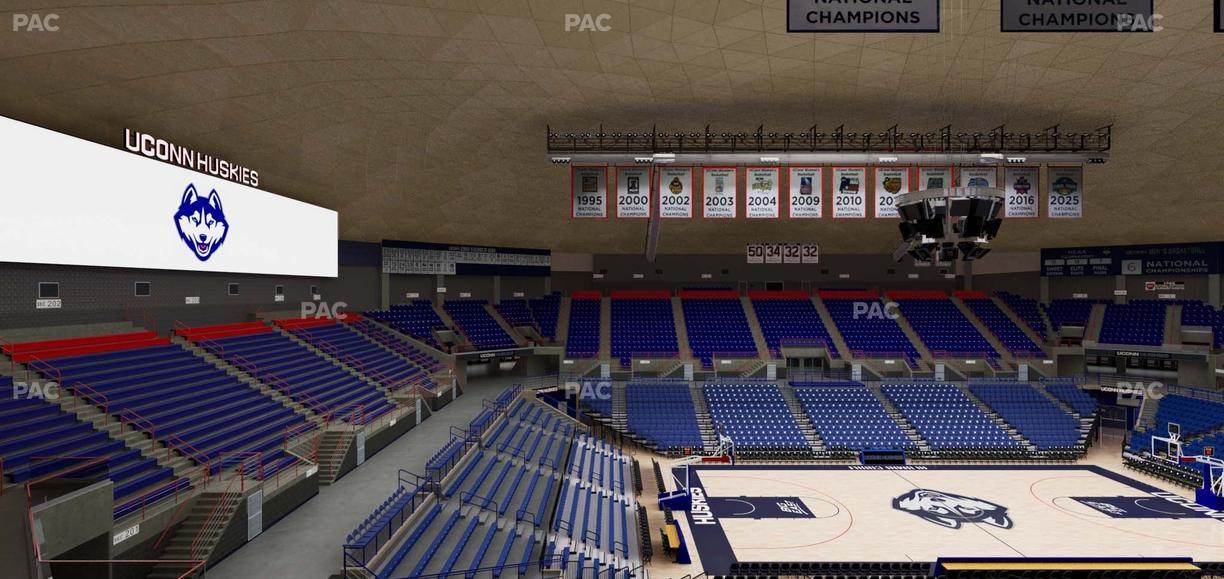 Gampel Pavilion - Section 223 Seat View