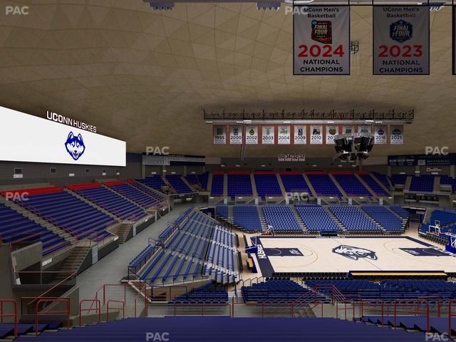 Gampel Pavilion - Section 223 Seat View