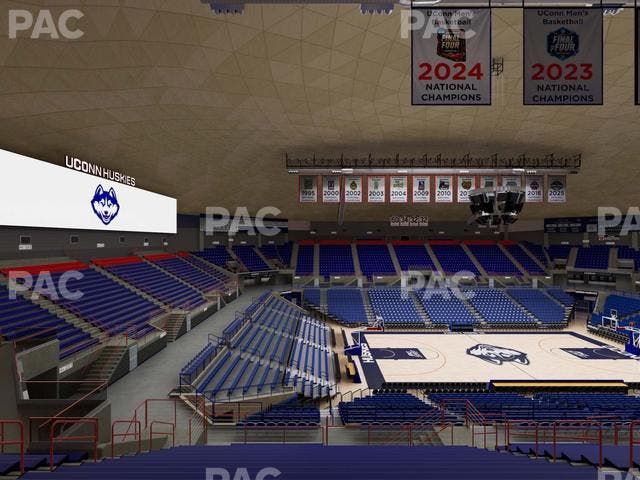 Gampel Pavilion - Section 223 Seat View