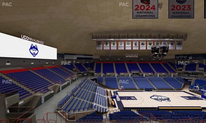 Gampel Pavilion - Section 223 Seat View