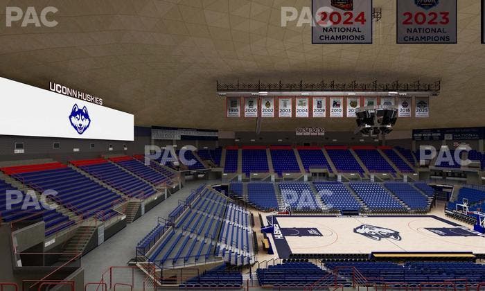 Gampel Pavilion - Section 223 Seat View
