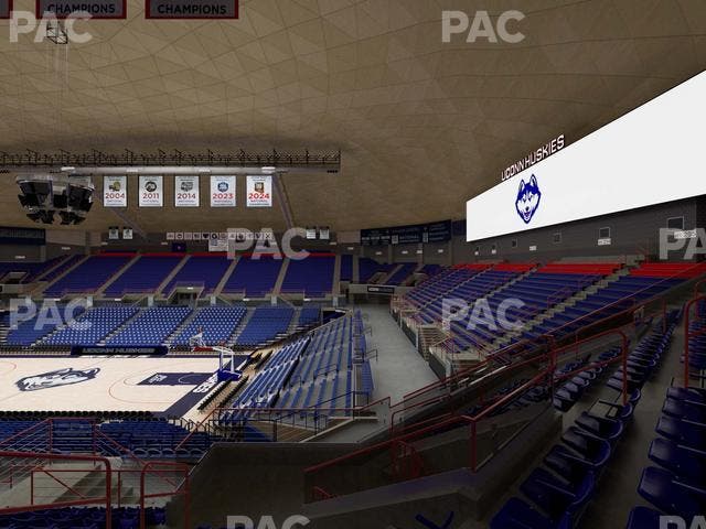 Gampel Pavilion - Section 3 Seat View