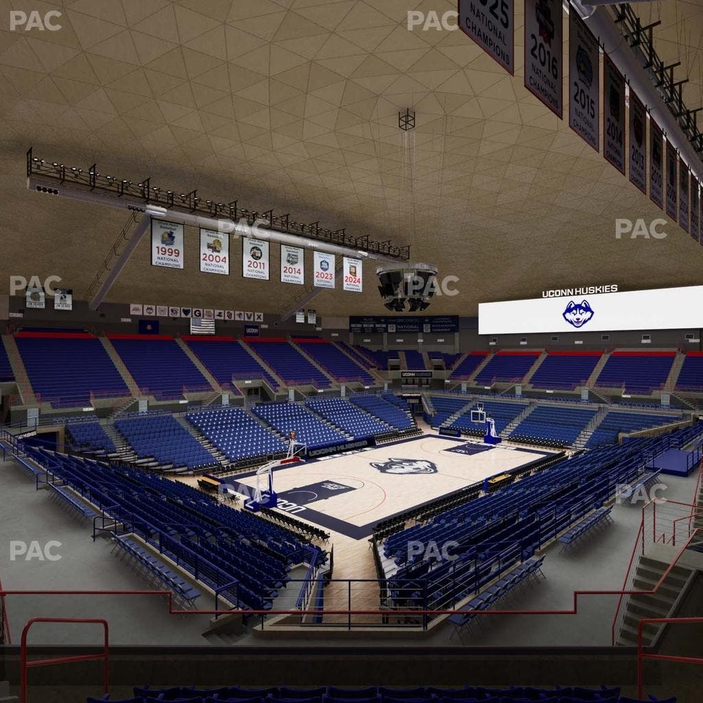 Gampel Pavilion - Section 5 Seat View