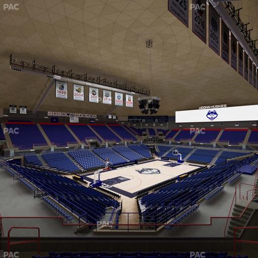 Gampel Pavilion - Section 5 Seat View
