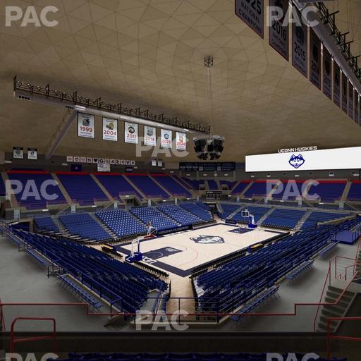 Gampel Pavilion - Section 5 Seat View