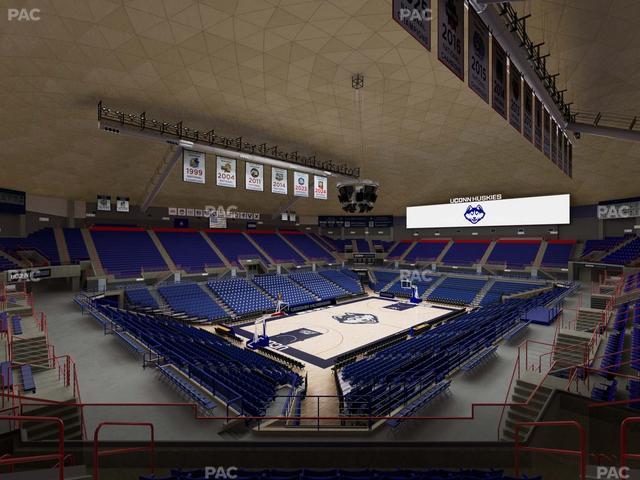 Gampel Pavilion - Section 5 Seat View