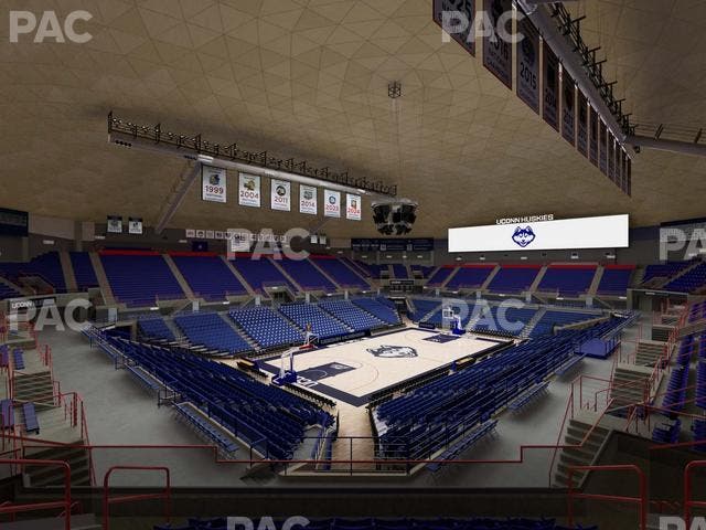 Gampel Pavilion - Section 5 Seat View