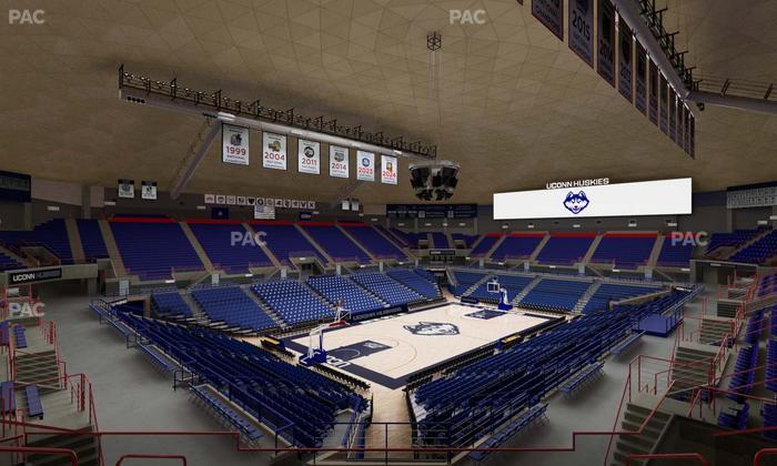 Gampel Pavilion - Section 5 Seat View