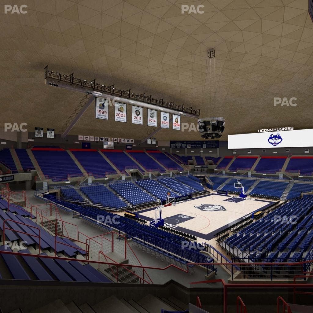 Gampel Pavilion - Section 6 Seat View