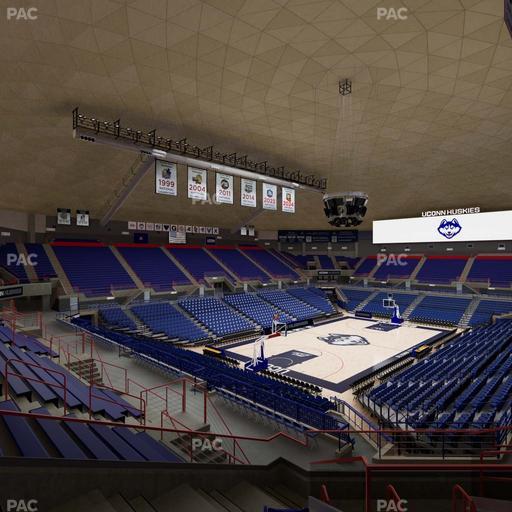 Gampel Pavilion - Section 6 Seat View