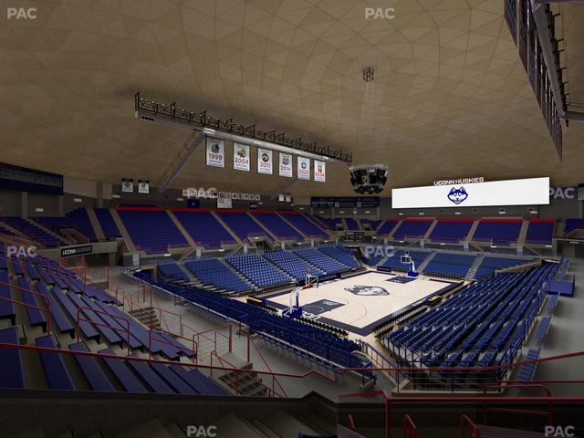 Gampel Pavilion - Section 6 Seat View