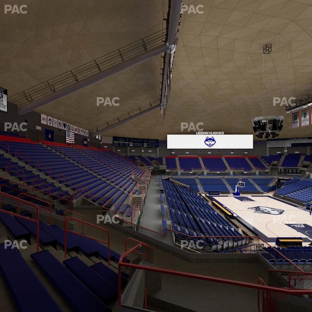 Gampel Pavilion - Section 7 Seat View