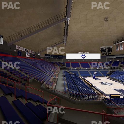 Gampel Pavilion - Section 7 Seat View