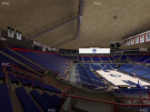 Gampel Pavilion - Section 7 Seat View