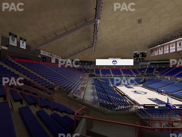 Gampel Pavilion - Section 7 Seat View