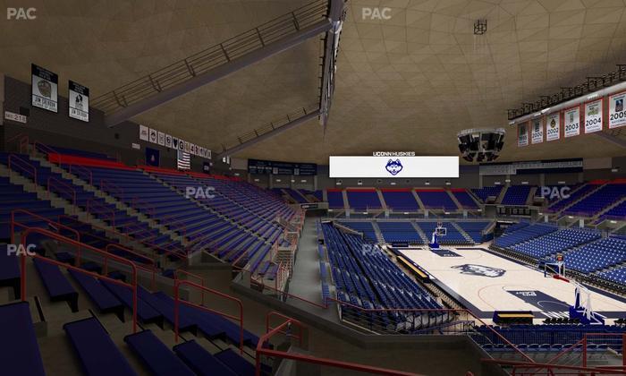 Gampel Pavilion - Section 7 Seat View