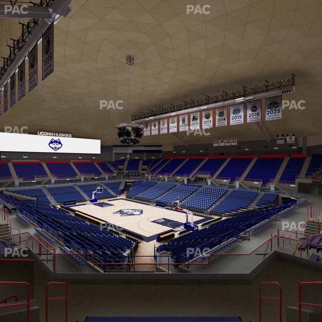 Gampel Pavilion - Section 8 Seat View