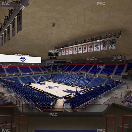 Gampel Pavilion - Section 8 Seat View