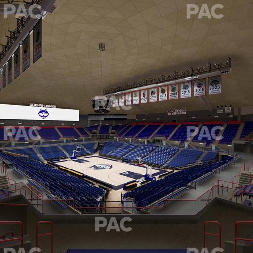 Gampel Pavilion - Section 8 Seat View