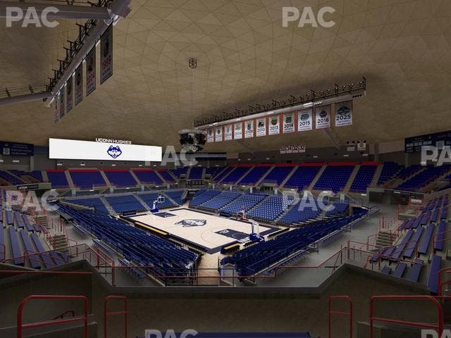 Gampel Pavilion - Section 8 Seat View