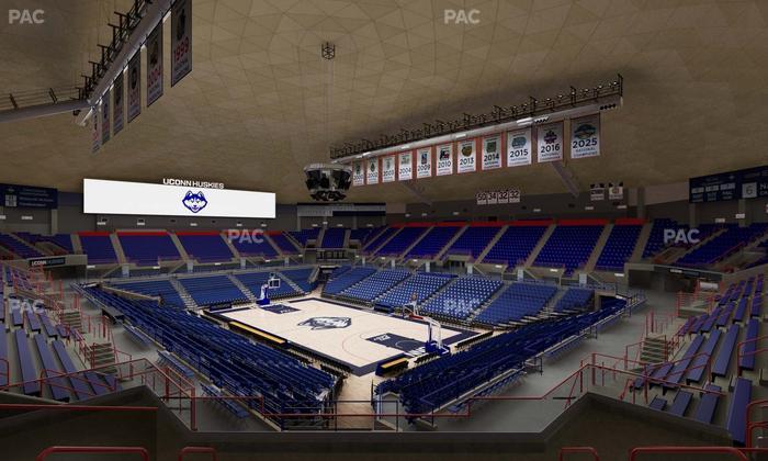 Gampel Pavilion - Section 8 Seat View