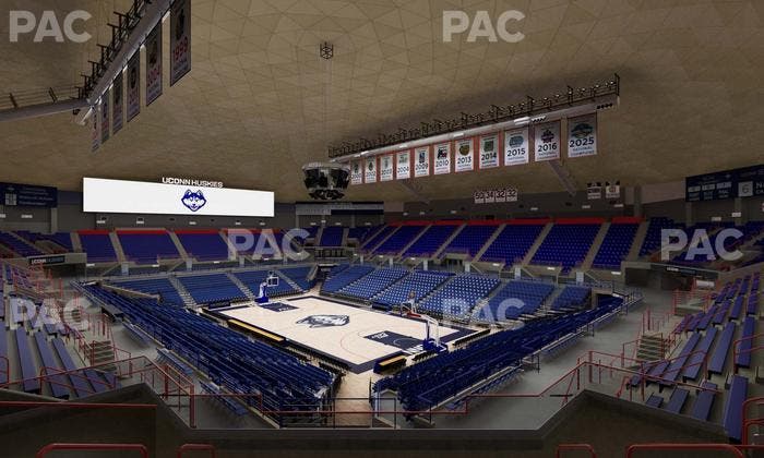 Gampel Pavilion - Section 8 Seat View