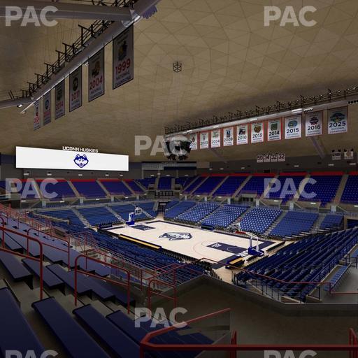 Gampel Pavilion - Section 9 Seat View