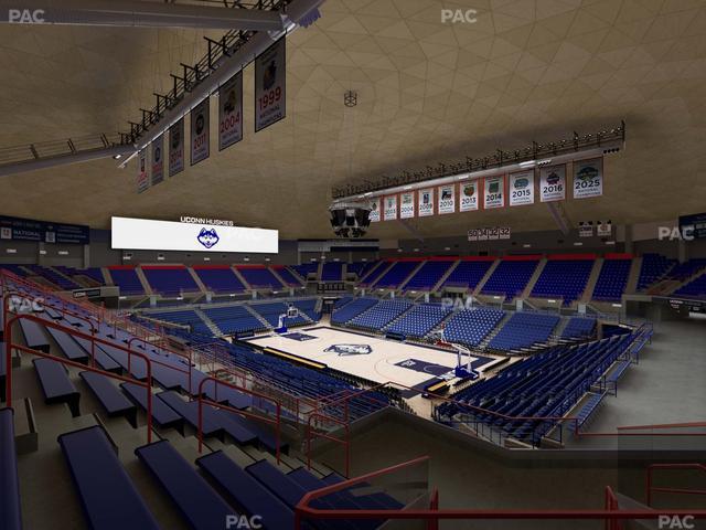 Gampel Pavilion - Section 9 Seat View