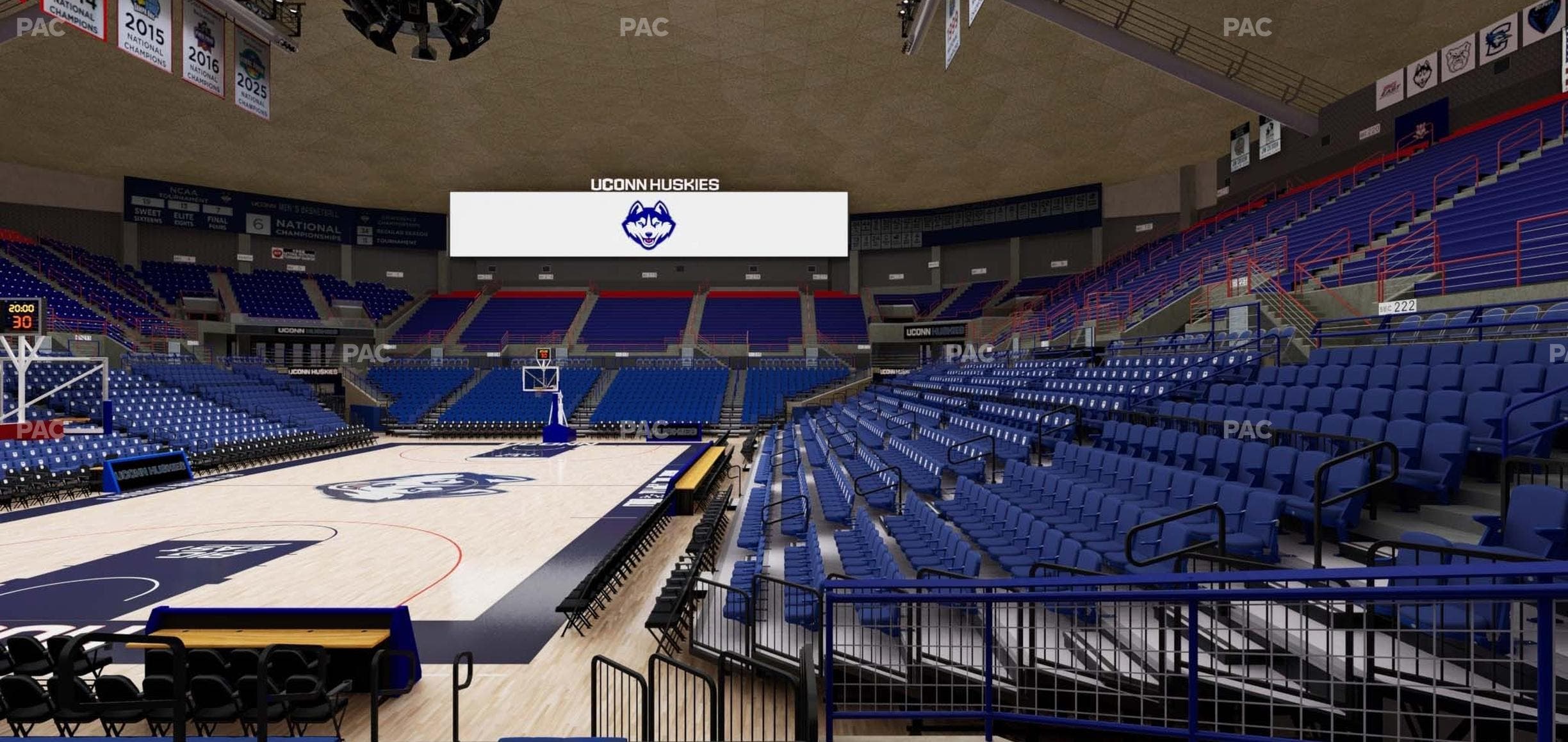 Gampel Pavilion - Section Ga Student Seat View