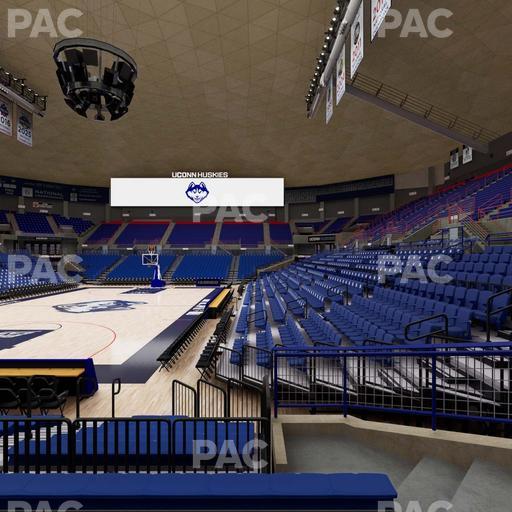 Gampel Pavilion - Section Ga Student Seat View