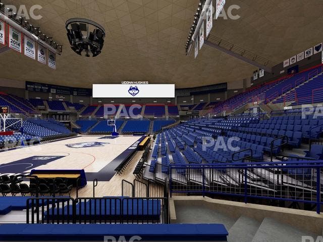 Gampel Pavilion - Section Ga Student Seat View